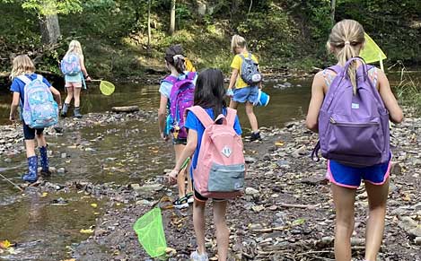 Children are enthusiastic & curious towards the outdoors.